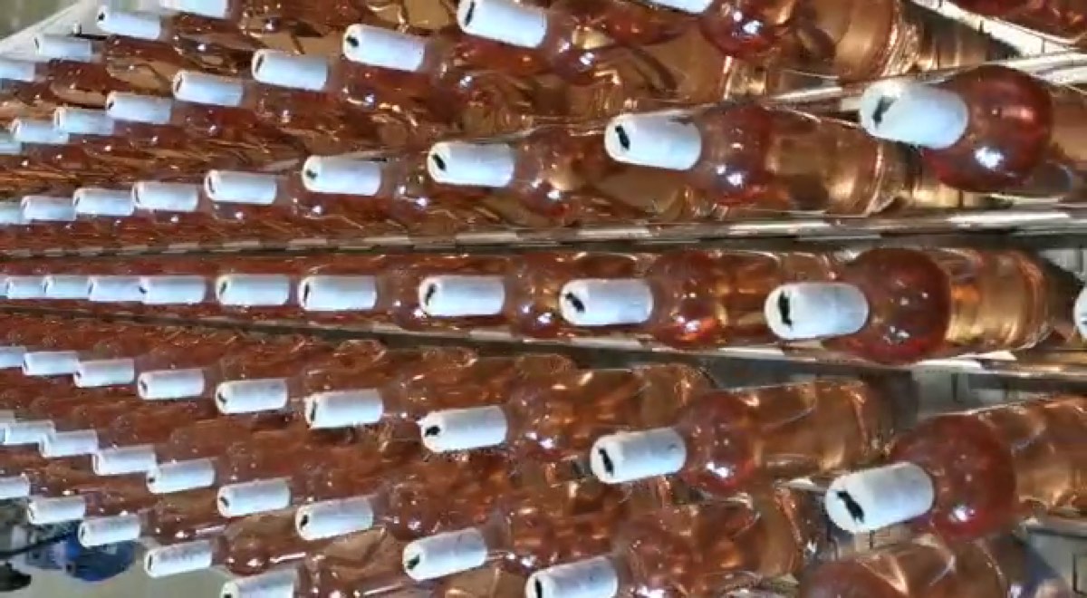 Ligne d'embouteillage